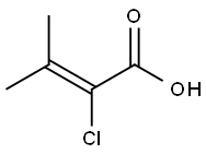 2-氯-3-甲基-2-丁香酸, 15052-93-4, 结构式