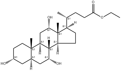 胆酸乙酯, 15073-99-1, 结构式