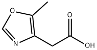 5-甲基噁唑-4-乙酸,1507656-31-6,结构式