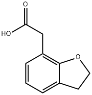 2-(2,3-dihydrobenzofuran-7-yl)acetic acid, 152149-94-5, 结构式
