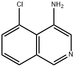 5-氯异喹啉-4-胺 结构式