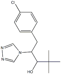1-(4-chlorophenyl)-4,4-dimethyl-2-(4H-1,2,4-triazol-4-yl)pentan-3-ol Structure