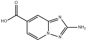 2-Amino-[1,2,4]triazolo[1,5-a]pyridine-7-carboxylic acid Struktur