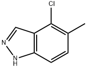 4-Chloro-5-methyl-1H-indazole Struktur