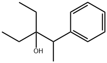 3-ETHYL-2-PHENYL-PENTAN-3-OL Struktur