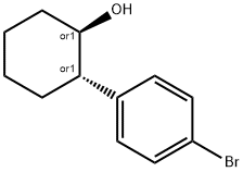 反式-2-(4-溴苯基)环基醇 结构式