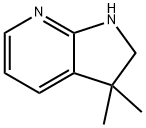 3,3-DIMETHYL-2,3-DIHYDRO-1H-PYRROLO[2,3-B]PYRIDINE, 1595279-67-6, 结构式