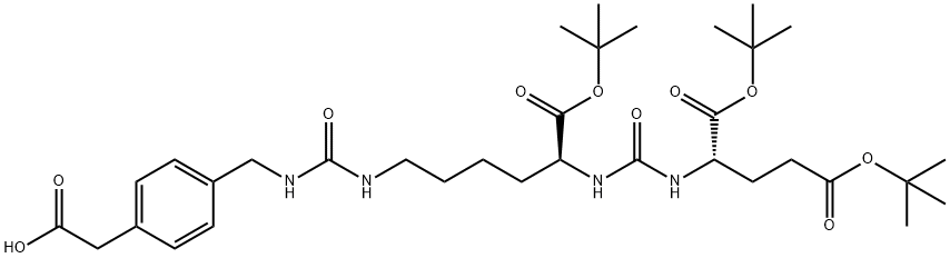 2-(4-((9S,13S)-9,13-Bis(Tert-Butoxycarbonyl)-18,18-Dimethyl-3,11,16-Trioxo-17-Oxa-2,4,10,12-Tetraazanonadecyl)Phenyl)Acetic Acid