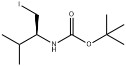 (S)-(1-碘代-3-甲基丁-2-基)氨基甲酸叔丁酯, 161529-21-1, 结构式