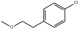4-(2-甲氧基乙基)氯苯, 161559-08-6, 结构式