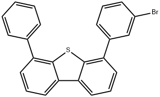4-(3-bromophenyl)-6-phenyl-dibenzothiophene Struktur