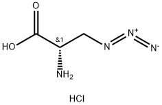 3-叠氮-L-丙氨酸 盐酸盐,3-AZIDO-L-ALANINE HCL 结构式