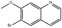 6-BROMO-7-METHOXYQUINOLINE Structure