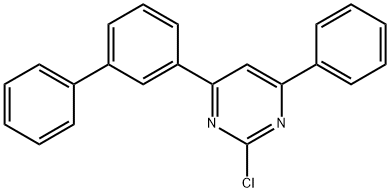 4-[1,1'-Biphenyl]-3-yl-2-chloro-6-phenylpyrimidine Structure