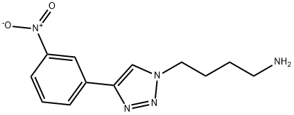 4-[4-(3-Nitro-phenyl)-[1,2,3]triazol-1-yl]-butylamine Structure