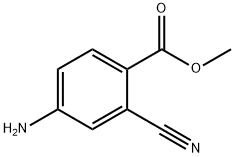 Methyl 4-amino-2-cyanobenzoate Struktur