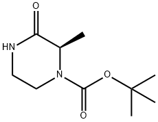 (R)-2-甲基-3-氧代哌嗪-1-羧酸叔丁酯,1629229-82-8,结构式