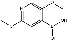 2,5-二甲氧基吡啶-4-硼酸, 1630193-77-9, 结构式