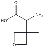 2-amino-2-(3-methyloxetan-3-yl)acetic acid Struktur