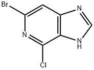 6-bromo-4-chloro-1H-imidazo[4,5-c]pyridine Structure