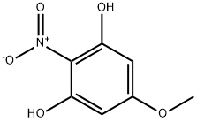 2-ニトロ-5-メトキシレソルシノール 化学構造式