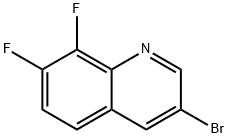 3-bromo-7,8-difluoroquinoline Structure