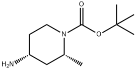 (2R,4R)-4-Amino-2-methyl-piperidine-1-carboxylic acid tert-butyl ester Structure