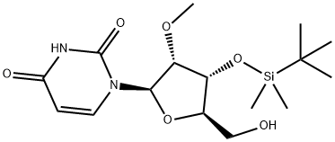 3'-O-(t-Butyldimethylsilyl)-2'-O-methyluridine Structure
