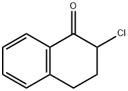 2-chloro-3,4-dihydro-2H-naphthalen-1-one Struktur