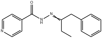 ISONICOTINIC ACID (1-BENZYL-PROPYLIDENE)-HYDRAZIDE 结构式