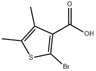 2-bromo-4,5-dimethylthiophene-3-carboxylic acid Struktur