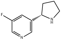 5-((2S)PYRROLIDIN-2-YL)-3-FLUOROPYRIDINE Structure