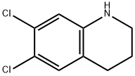 6,7-dichloro-1,2,3,4-tetrahydroquinoline Struktur