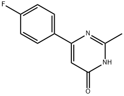 6-(4-FLUOROPHENYL)-2-METHYLPYRIMIDIN-4-OL(WXG00143) Struktur