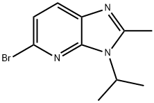 5-bromo-3-isopropyl-2-methyl-3H-imidazo[4,5-b]pyridine Structure