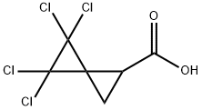 4,4,5,5-tetrachlorospiro[2.2]pentane-1-carboxylic acid Structure