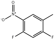 2,4-二氟-5-硝基甲苯 结构式