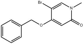 4-(benzyloxy)-5-bromo-1-methylpyridin-2(1H)-one, 1798821-58-5, 结构式