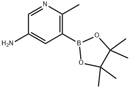 6-methyl-5-(4,4,5,5-tetramethyl-1,3,2-dioxaborolan-2-yl)pyridin-3-amine|1800401-67-5