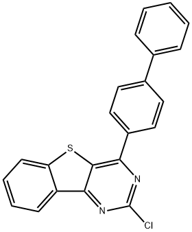 4-（[1,1'-联苯] -4-基）-2-氯苯并[4,5]噻吩并[3,2-d]嘧啶 结构式