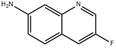3-氟喹啉-7-胺 结构式