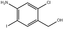 (4-Amino-2-chloro-5-iodo-phenyl)-methanol Structure