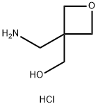 [3-(aminomethyl)oxetan-3-yl]methanol hydrochloride Structure