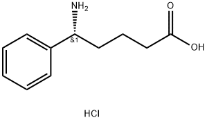 (R)-5-Amino-5-phenylpentanoic acid hydrochloride Structure