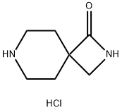 2,7-ジアザスピロ[3.5]ノナン-1-オン塩酸塩 化学構造式