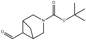 TERT-BUTYL 6-FORMYL-3-AZABICYCLO[3.1.1]HEPTANE-3-CARBOXYLATE, 1818847-75-4, 结构式