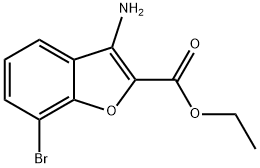 ethyl3-amino-7-bromobenzofuran-2-carboxylate,1823241-41-3,结构式