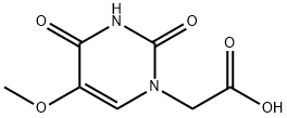 5-Methoxyuracil-1-yl acetic acid Struktur