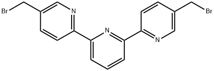 2,6-di(5-bromomethylpyridine-2-yl)pyridine Structure
