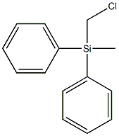 (CHLOROMETHYL)DIPHENYLMETHYLSILANE, 18407-40-4, 结构式